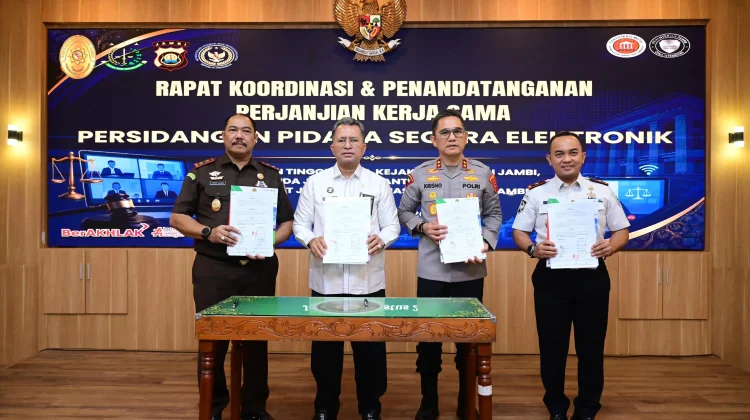 Polda Jambi Perkuat Sinergi Aparat Penegak Hukum Melalui Transformasi Digital