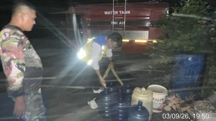 Korem 042/Gapu Gerak Cepat Distribusikan Air Bersih bagi Warga Muaro Jambi