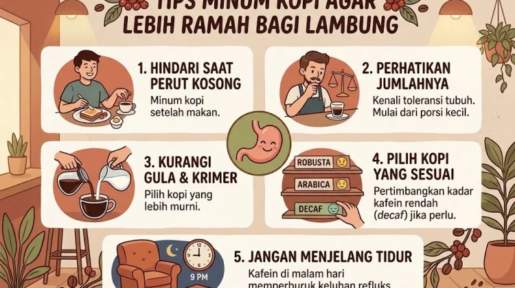 Minum Kopi agar Lebih Ramah bagi Lambung