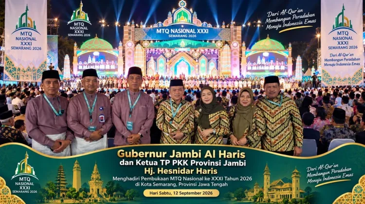 Gubernur Hadiri Pembukaan MTQ Nasional 2026 di Semarang