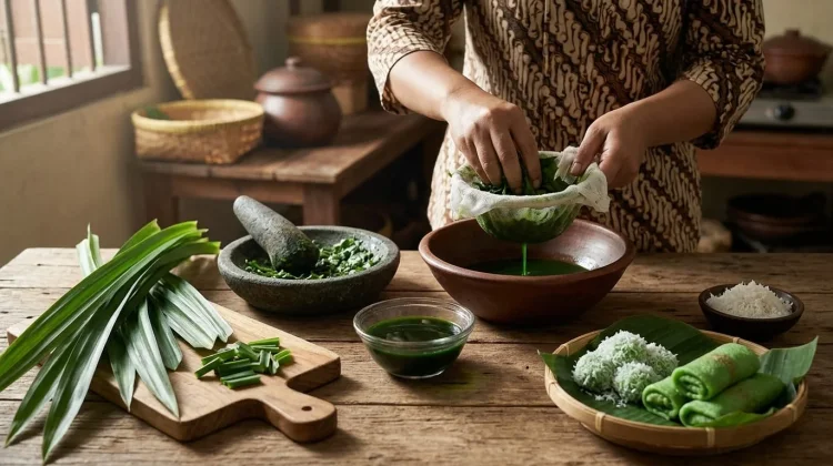 Wangi Pandan Aromatik Alami Pewarna Jajanan Nusantara