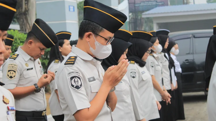 Kanwil Ditjenpas Jambi Berikan Penghormatan ketiga ASN yang Gugur di Papua