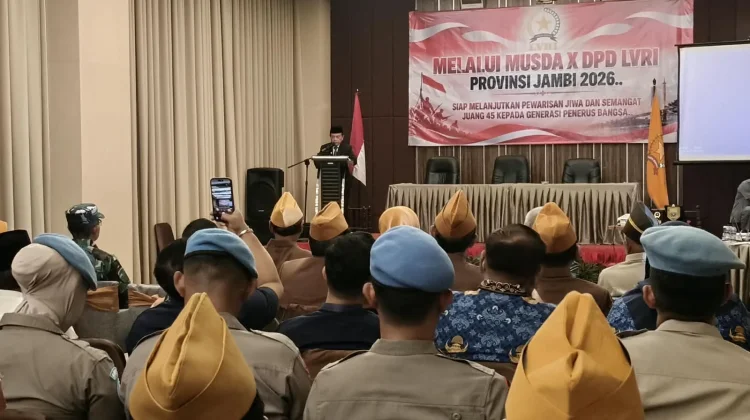 Buka Musda LVRI Jambi, Gubernur ; Harapkan Veteran ke Generasi Muda