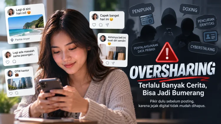 Bahaya Oversharing di Media Sosial: Terlalu Banyak Cerita Bisa Jadi Bumerang