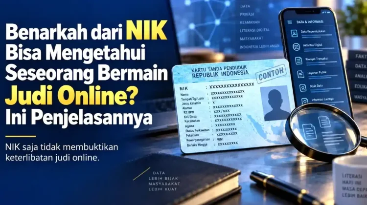 Benarkah NIK Bisa Mengungkap Seseorang Main Judi Online? Ini Faktanya