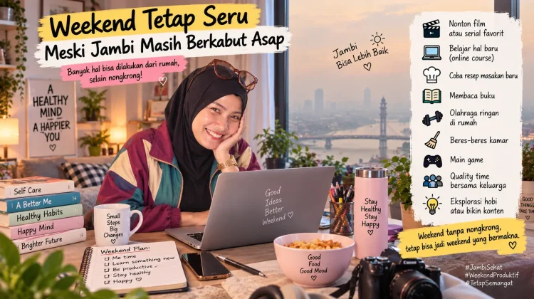 Weekend di Rumah saat Jambi Masih Berkabut Asap, Ini Kegiatan Seru yang Bisa Dicoba