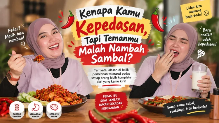 Sama-Sama Makan Cabai, Kok Ada yang Santai dan Ada yang Sampai Menangis?