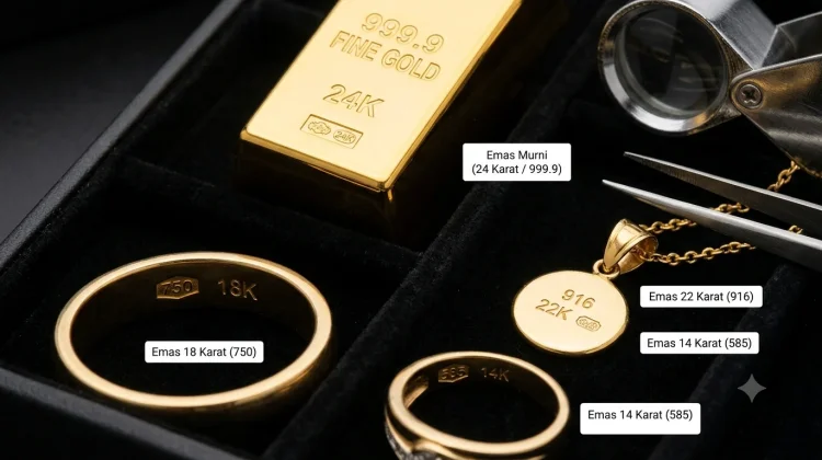 Emas Memiliki Kode Khusus Tanda Kandungan hingga Kadarnya