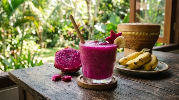 Kesegaran Nutrisi Melimpah Perpaduan Jus Naga dan Pisang