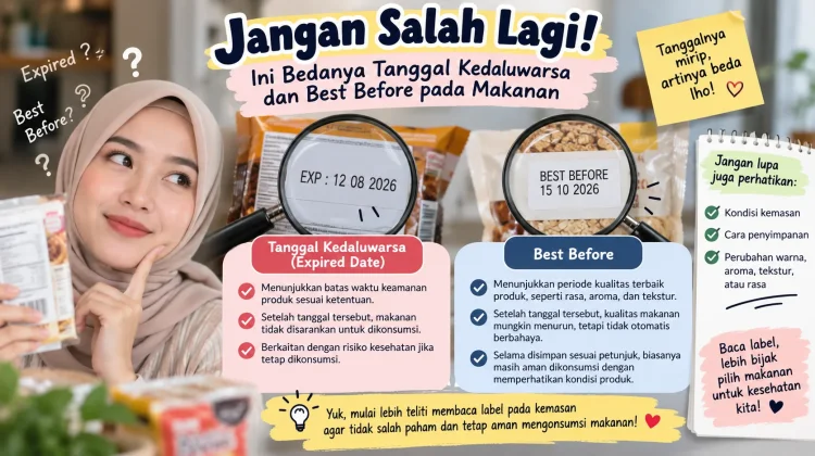 Jangan Asal Buang! Ini Bedanya Tanggal Kedaluwarsa dan Best Before pada Makanan