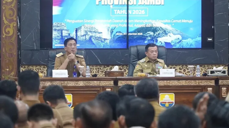 Rakor Camat Sinergi Pemerintah wujudkan Pelayanan Publik Terintegritas
