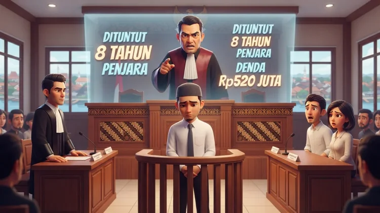Kasus Narkotika, Terdakwa Bayumi Dituntut Delapan Tahun Penjara