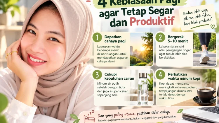 Kebiasaan Pagi agar Tetap Segar dan Produktif saat Bekerja