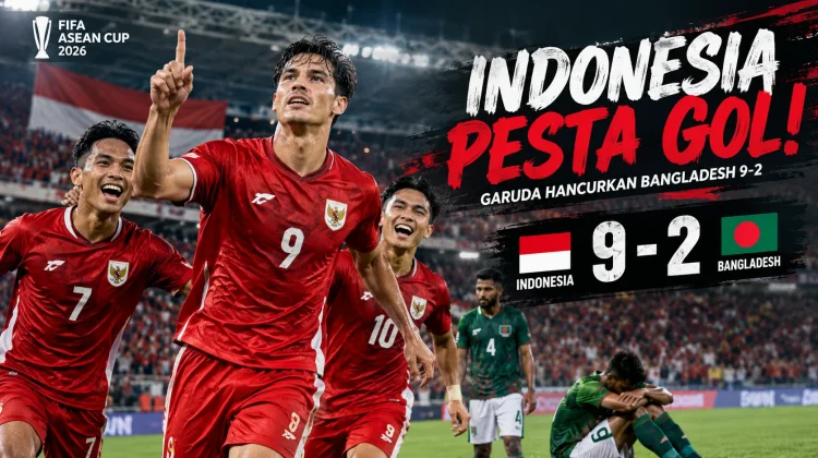 Indonesia Pesta Gol, Bangladesh Dihantam 9-2