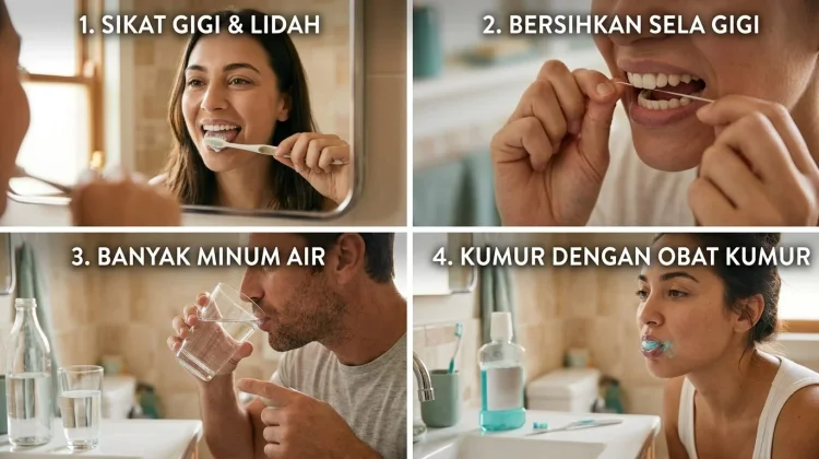 Cara Sederhana Menghilangkan Bau Mulut