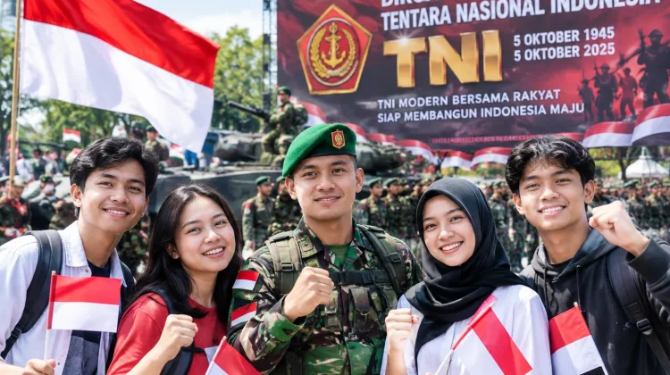 Semangat Nasionalisme Gen Z, Cinta Indonesia di Momentum HUT TNI