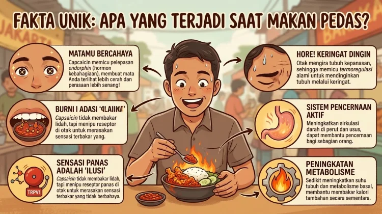 Hal Unik yang Jarang Diketahui Tentang Makan Pedas pada Batas Wajar