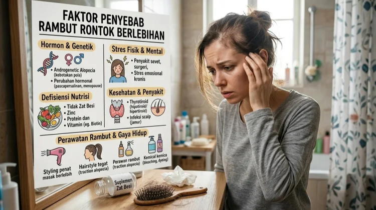 Rambut Rontok Memiliki Sebab Tertentu Jangan Biarkan Semakin Parah
