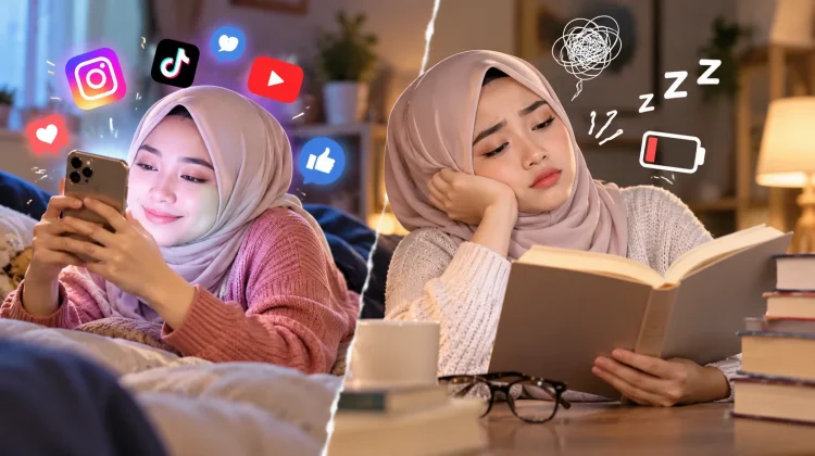 Kenapa Kita Betah Scrolling tapi Cepat Lelah saat Baca Buku?