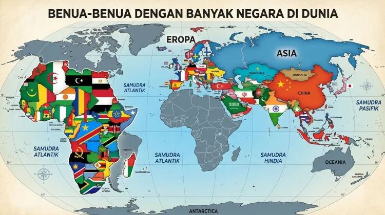 Mengenal Benua yang Terkenal dengan Jumlah Negara Terbanyak di Dunia