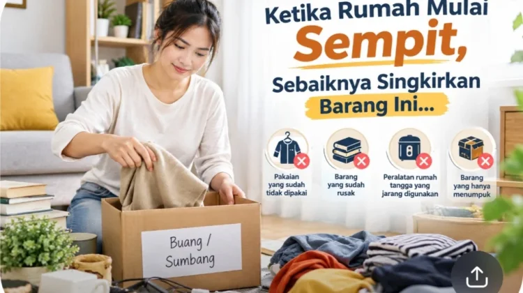Rumah Sempit Sebaiknya Singkirkan Barang yang tidak Berguna