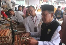 Wagub Sidak,Pastikan Stok dan Harga Pangan Jambi Aman jelang Puasa