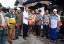 Wabup Muaro Jambi Tinjau Korban Kebakaran