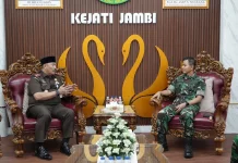 Kejati Jambi dan Korem 042/Gapu Perkuat Sinergi