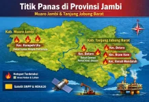 BMKG Deteksi 8 Titik Panas di Jambi, Dua Kabupaten