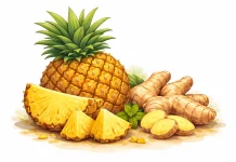 Nanas dan Jahe, Kombinasi Alami untuk Redakan Batuk