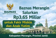 Baznas Merangin Salurkan Rp3,65 Miliar untuk Fakir Miskin dan Anak Yatim