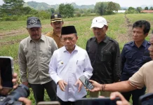Gubernur Tinjau Bendungan PLTA Danau Kerinci, Lepas 10.000 Benih Ikan