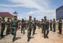 Peninjauan Yonif TP 844/Ksatria Batanghari, Kompi Senapan B Yonif 142/Ksatria Jaya