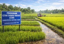 Program Cetak Sawah Rakyat Batang Hari Capai 92 Persen dari Target