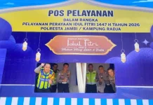 Satlantas Polresta Jambi Cek Kesiapan Pos Pengamanan Jalur Mudik