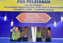 Polresta Jambi Dirikan Delapan Posko untuk Pengamanan Mudik Lebaran