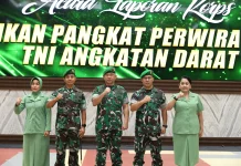 Kasad Pimpin Laporan Korps PATI TNI AD, Danrem 042/Gapu Resmi Naik Pangkat