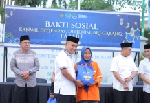 Kanwil Ditjenpas Jambi Gelar Bakti Sosial “IMIPAS Kolaborasi BRI, Jambi Peduli”