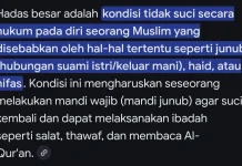 Hukum Puasa Bagi Muslim yang Lupa Mandi Wajib