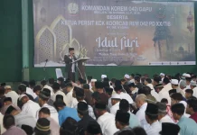 Momentum Kebersamaan , Korem 042/Gapu Gelar Sholat Idul Fitri 1447H