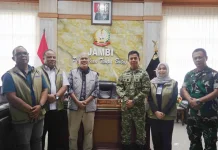 Danrem 042/Gapu Perkuat Sinergi Ketahanan Pangan Bersama Perum Bulog Kanwil Jambi