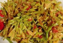 Pedas Manis Tumis Kembang Pepaya