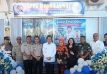 Bupati Muaro Jambi Resmikan Dapur MBG di Mendalo Darat