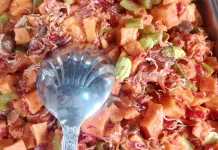 Sambal Kentang Goreng dan Petai