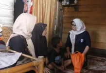 Dinas Sosial Kota Jambi Peduli Stunting dengan berbagi paket Gizi