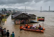 Debit Sungai Batang Hari Meninggi, Kabupaten Muaro Jambi Siaga Banjir