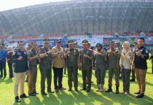 Wagub Jambi Hadiri HUT Satpol PP,Damkar dan Satlinmas di Palembang