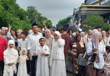 Ratusan Kerabat Calon Jemaah Haji Padati Kantor Walikota Jambi