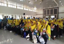 Sebanyak 435 Jemaah Calon Haji Kloter BTH 13 Telah Masuk Asrama Haji