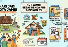 HUT Jambi, Pemkot Bebaskan Denda PBB dan Beri Diskon Pajak 5 Persen